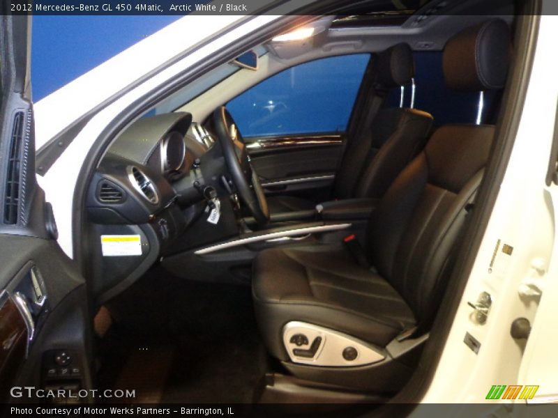 Arctic White / Black 2012 Mercedes-Benz GL 450 4Matic