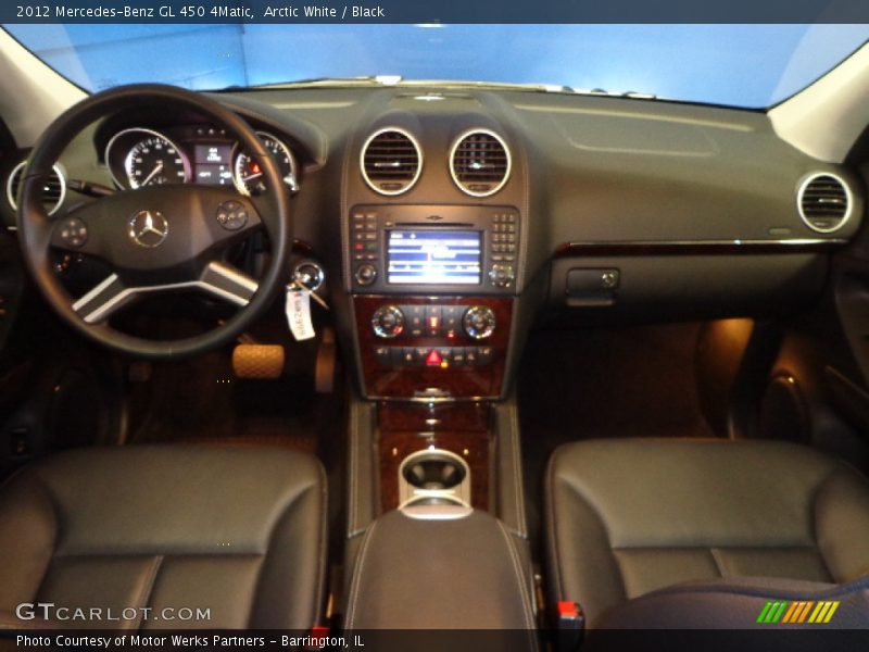 Arctic White / Black 2012 Mercedes-Benz GL 450 4Matic