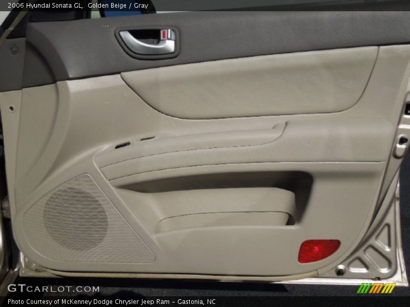 Golden Beige / Gray 2006 Hyundai Sonata GL