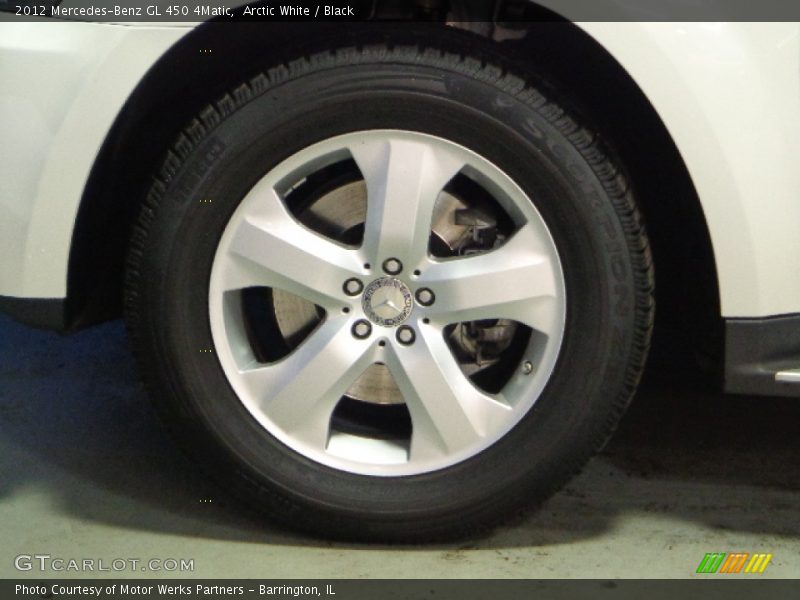 Arctic White / Black 2012 Mercedes-Benz GL 450 4Matic