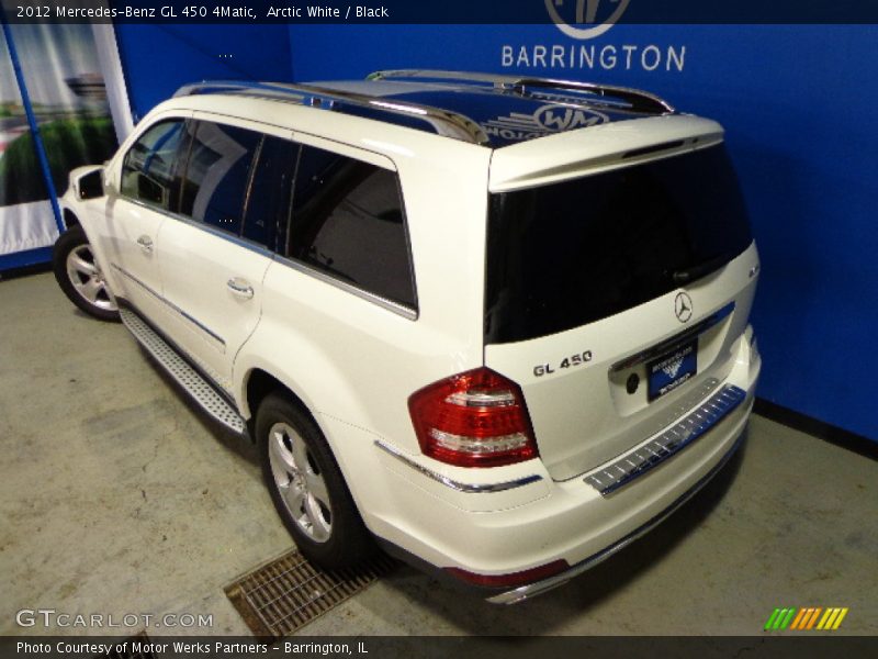 Arctic White / Black 2012 Mercedes-Benz GL 450 4Matic