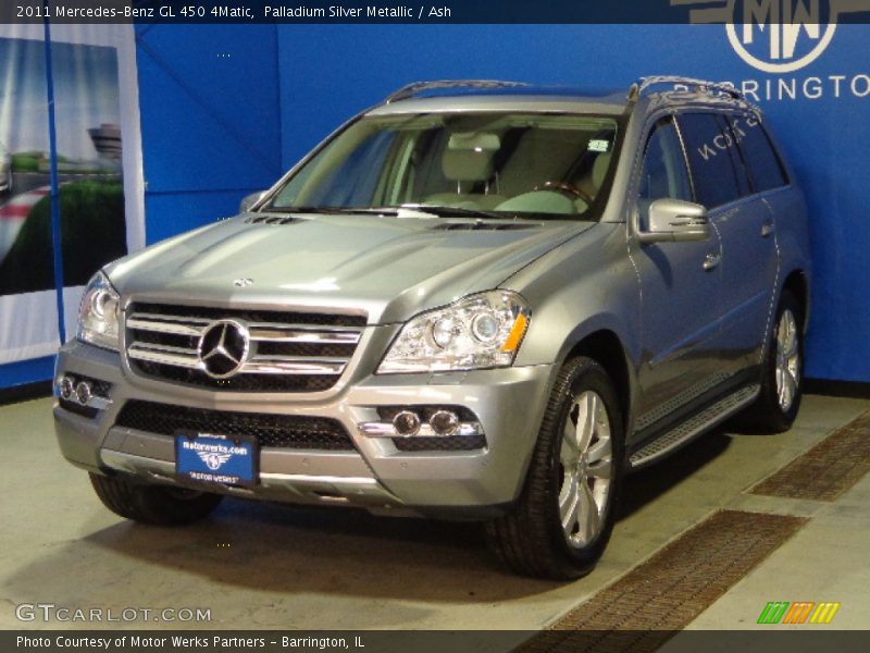 Palladium Silver Metallic / Ash 2011 Mercedes-Benz GL 450 4Matic