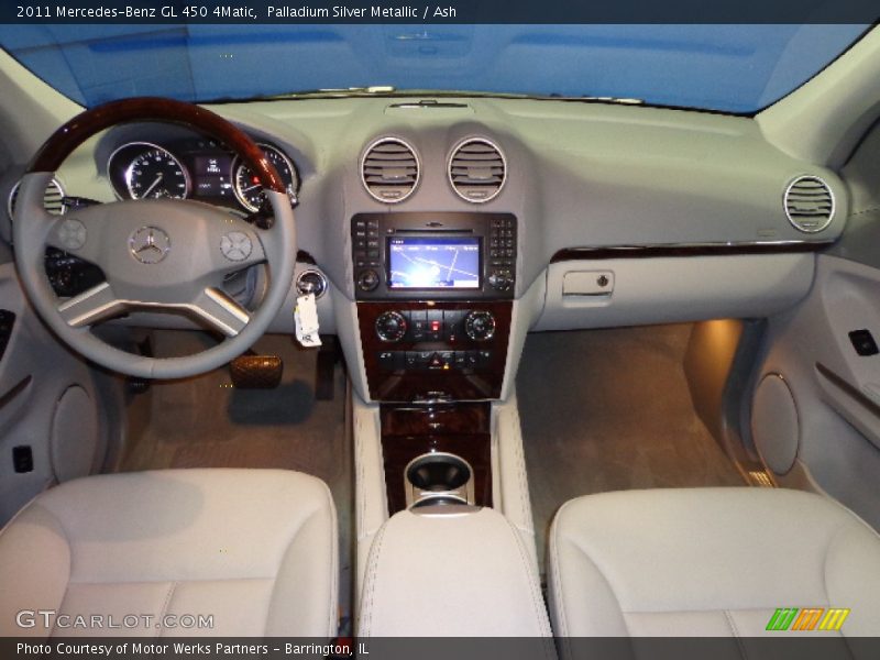 Palladium Silver Metallic / Ash 2011 Mercedes-Benz GL 450 4Matic