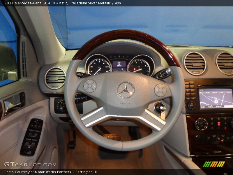 Palladium Silver Metallic / Ash 2011 Mercedes-Benz GL 450 4Matic