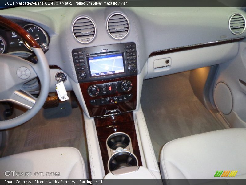 Palladium Silver Metallic / Ash 2011 Mercedes-Benz GL 450 4Matic