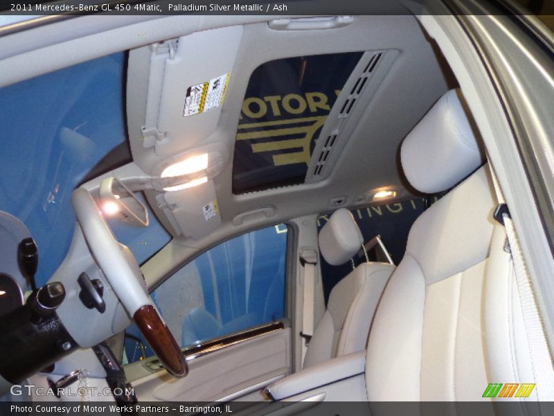 Palladium Silver Metallic / Ash 2011 Mercedes-Benz GL 450 4Matic