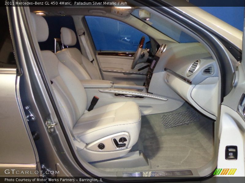 Palladium Silver Metallic / Ash 2011 Mercedes-Benz GL 450 4Matic