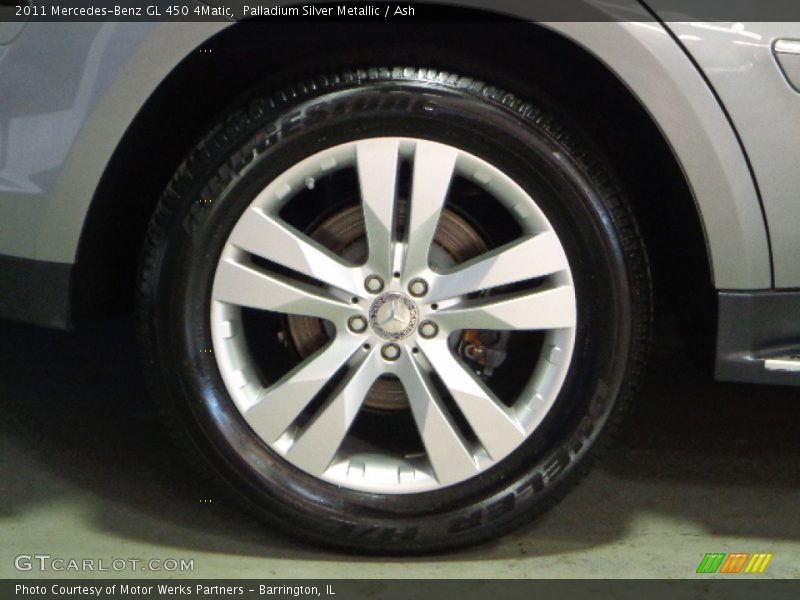 Palladium Silver Metallic / Ash 2011 Mercedes-Benz GL 450 4Matic