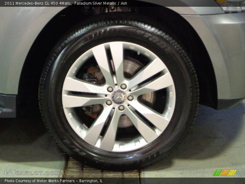 Palladium Silver Metallic / Ash 2011 Mercedes-Benz GL 450 4Matic