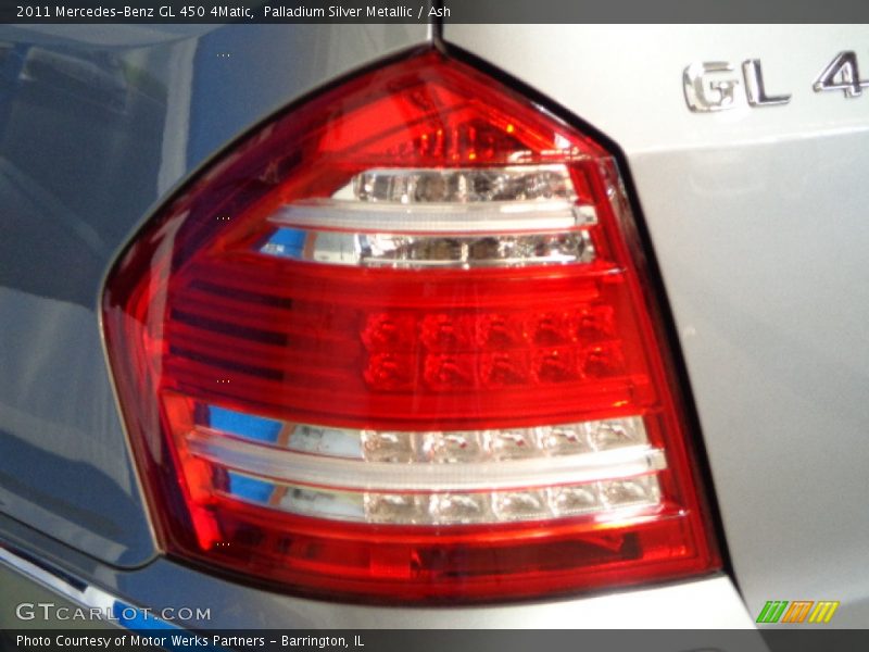 Palladium Silver Metallic / Ash 2011 Mercedes-Benz GL 450 4Matic