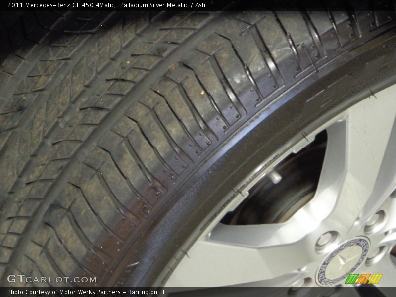 Palladium Silver Metallic / Ash 2011 Mercedes-Benz GL 450 4Matic