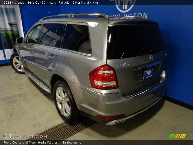 Palladium Silver Metallic / Ash 2011 Mercedes-Benz GL 450 4Matic
