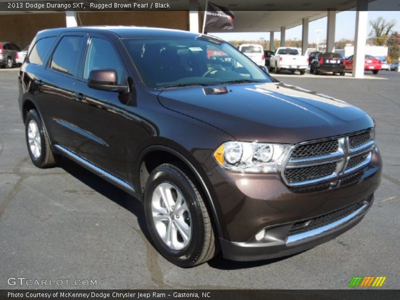 Rugged Brown Pearl / Black 2013 Dodge Durango SXT