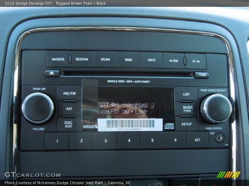 Rugged Brown Pearl / Black 2013 Dodge Durango SXT