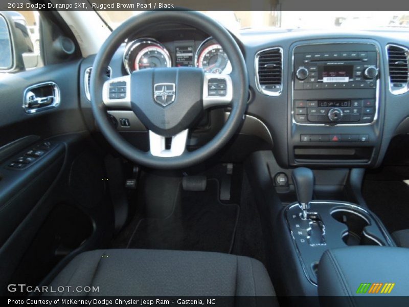 Rugged Brown Pearl / Black 2013 Dodge Durango SXT
