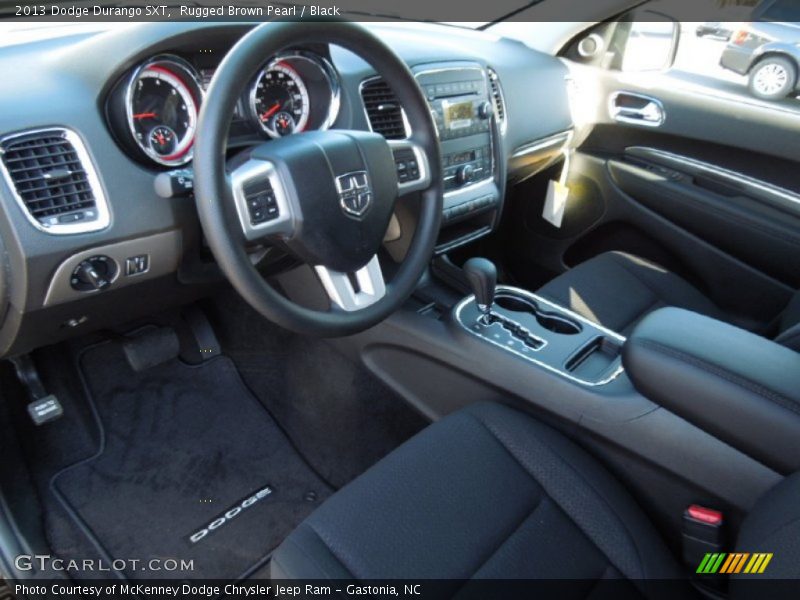 Rugged Brown Pearl / Black 2013 Dodge Durango SXT