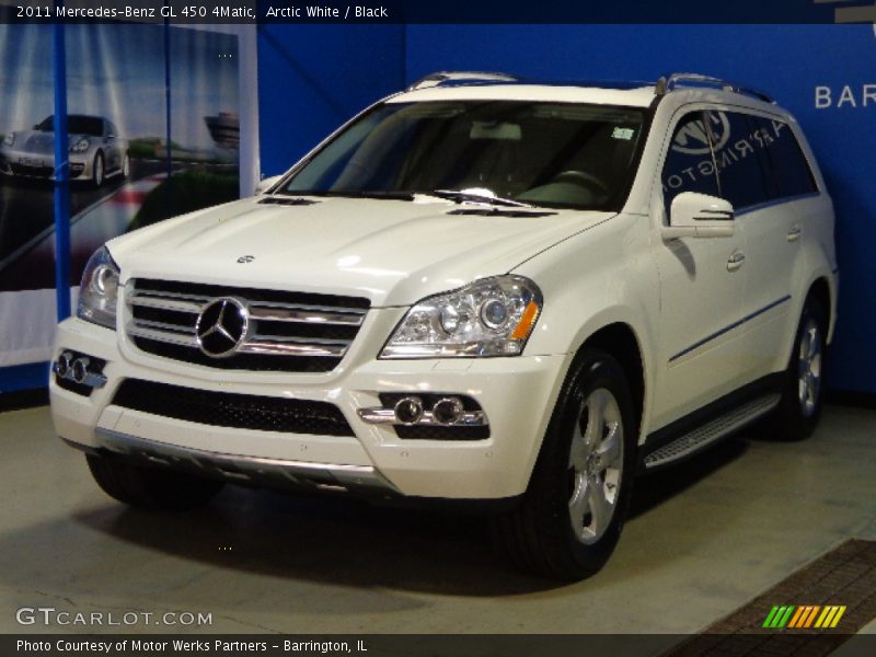 Arctic White / Black 2011 Mercedes-Benz GL 450 4Matic