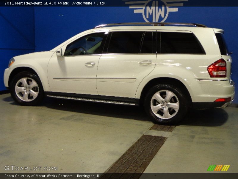 Arctic White / Black 2011 Mercedes-Benz GL 450 4Matic
