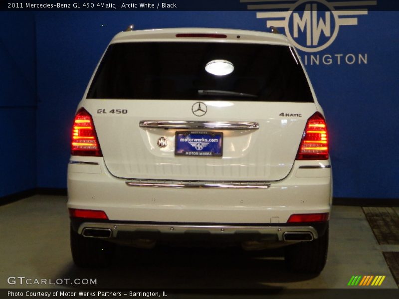 Arctic White / Black 2011 Mercedes-Benz GL 450 4Matic