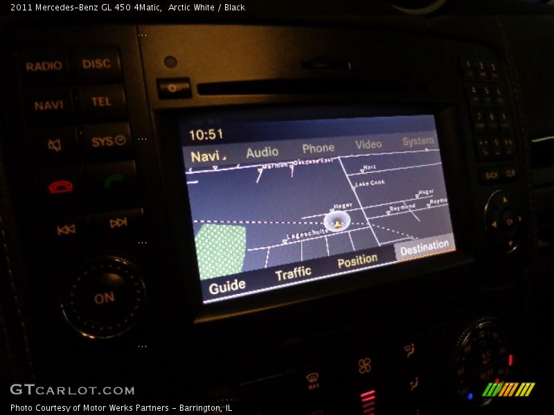 Arctic White / Black 2011 Mercedes-Benz GL 450 4Matic