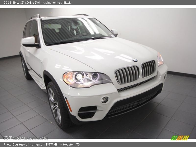 Alpine White / Black 2013 BMW X5 xDrive 50i