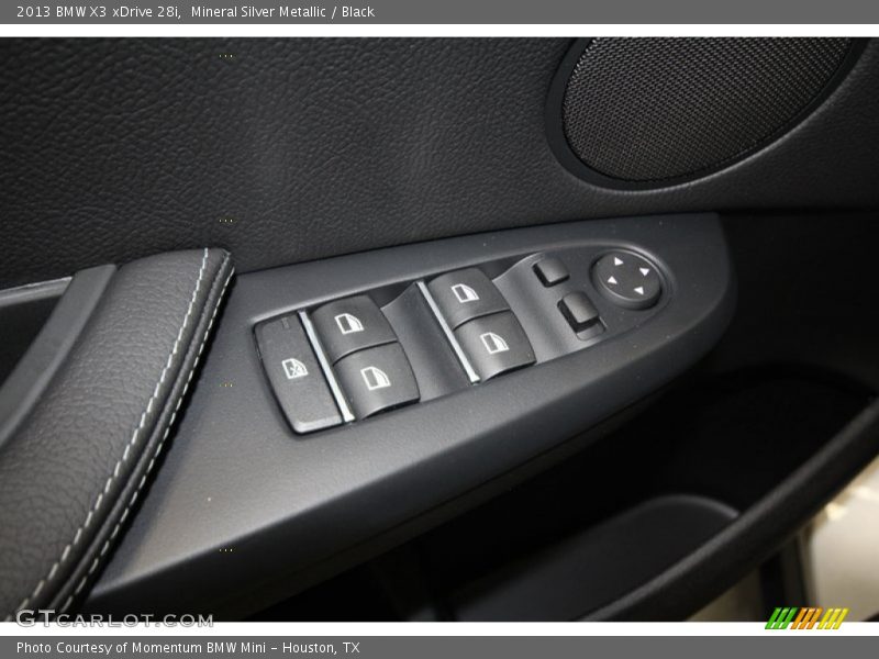 Mineral Silver Metallic / Black 2013 BMW X3 xDrive 28i