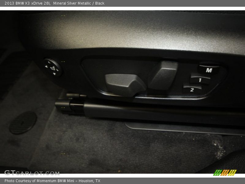 Mineral Silver Metallic / Black 2013 BMW X3 xDrive 28i