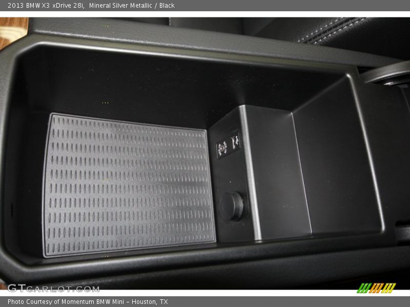 Mineral Silver Metallic / Black 2013 BMW X3 xDrive 28i