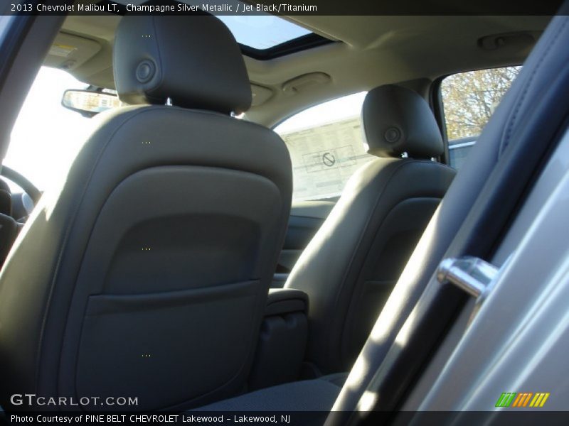 Champagne Silver Metallic / Jet Black/Titanium 2013 Chevrolet Malibu LT