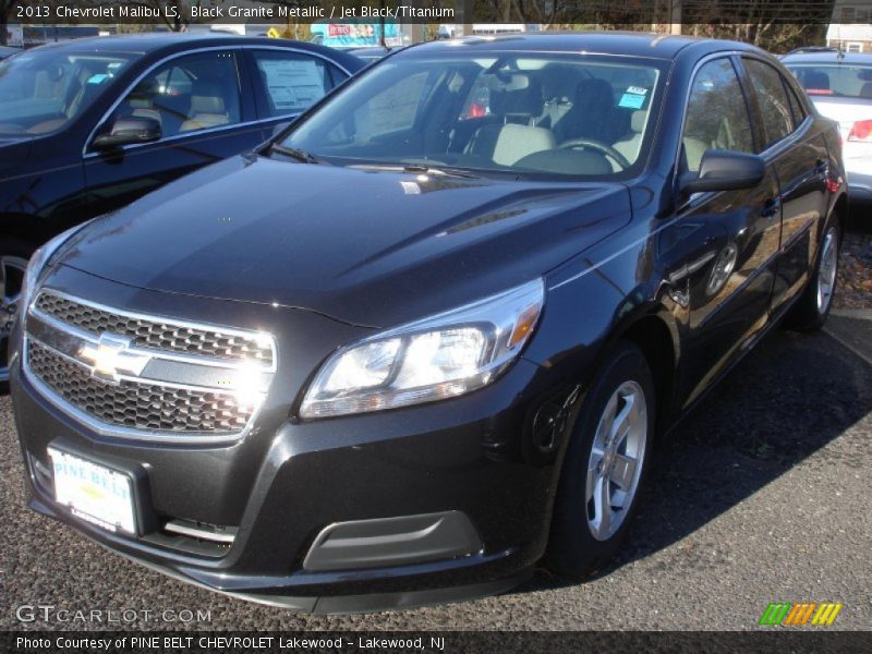 Black Granite Metallic / Jet Black/Titanium 2013 Chevrolet Malibu LS