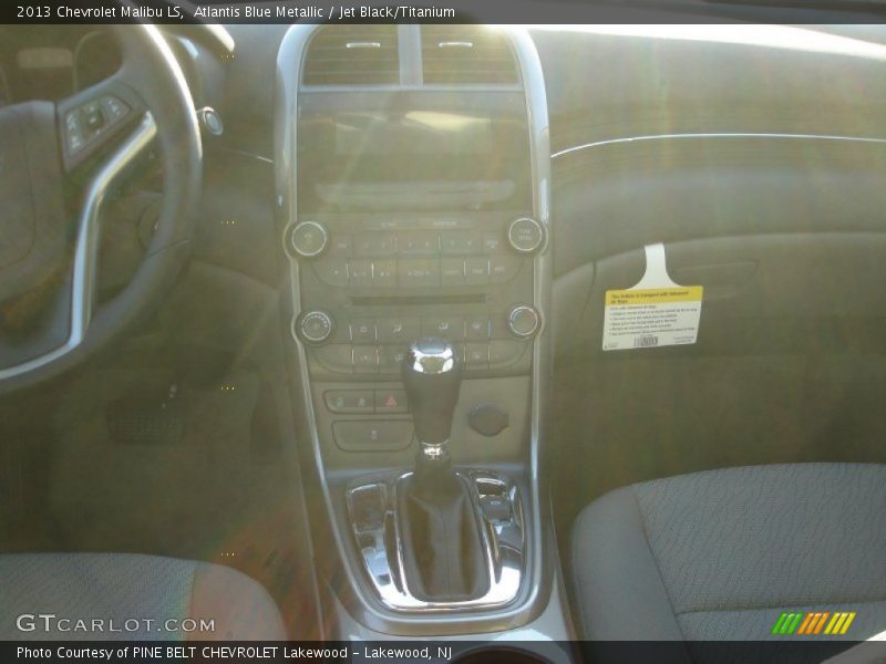Atlantis Blue Metallic / Jet Black/Titanium 2013 Chevrolet Malibu LS