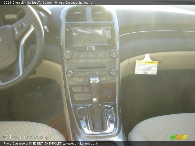 Summit White / Cocoa/Light Neutral 2013 Chevrolet Malibu LT