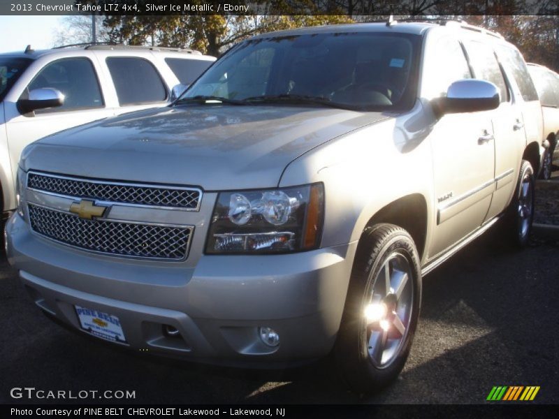 Silver Ice Metallic / Ebony 2013 Chevrolet Tahoe LTZ 4x4