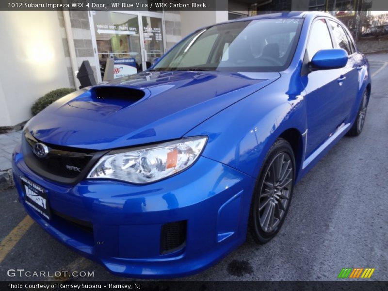 WR Blue Mica / WRX Carbon Black 2012 Subaru Impreza WRX 4 Door