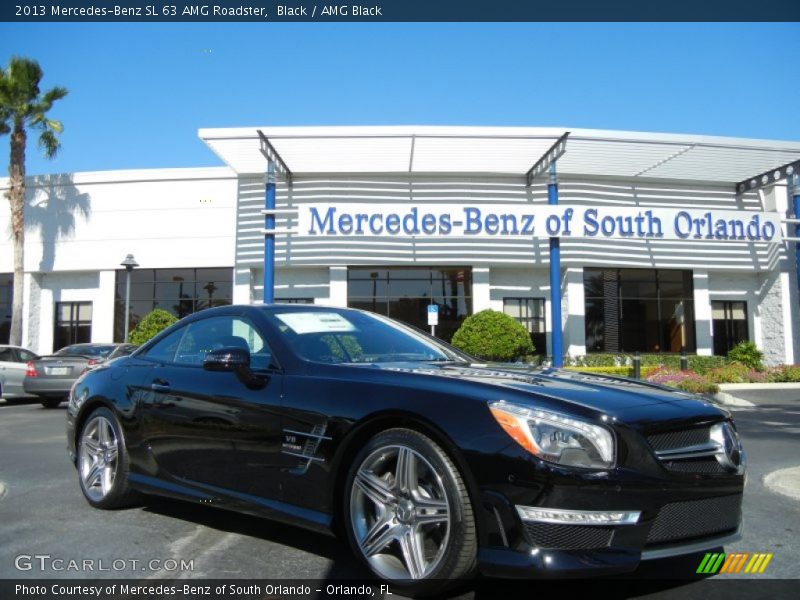 Black / AMG Black 2013 Mercedes-Benz SL 63 AMG Roadster