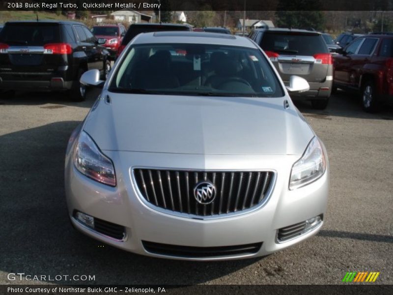 Quicksilver Metallic / Ebony 2013 Buick Regal Turbo