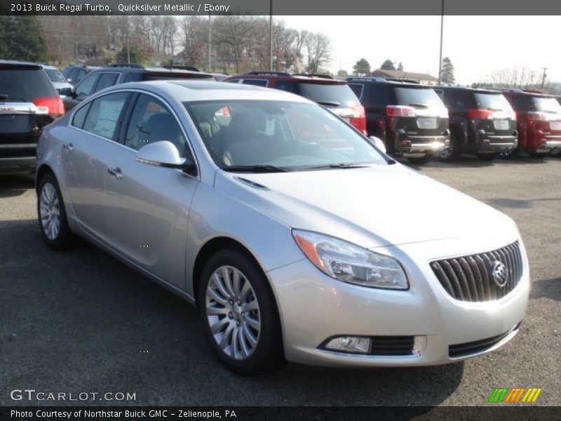 Quicksilver Metallic / Ebony 2013 Buick Regal Turbo