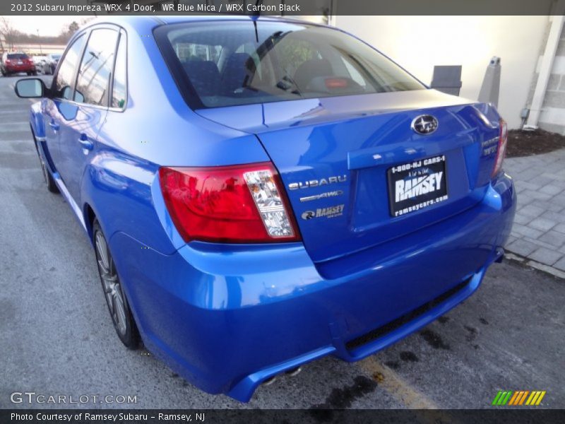 WR Blue Mica / WRX Carbon Black 2012 Subaru Impreza WRX 4 Door