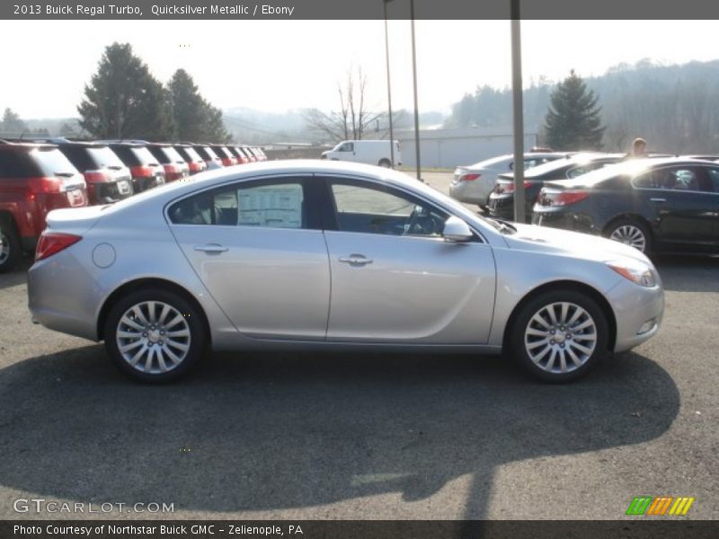 Quicksilver Metallic / Ebony 2013 Buick Regal Turbo