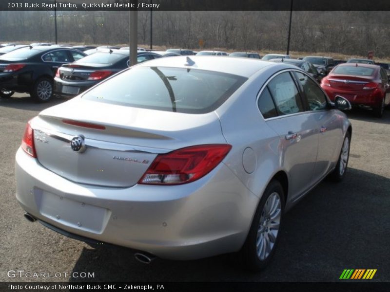 Quicksilver Metallic / Ebony 2013 Buick Regal Turbo