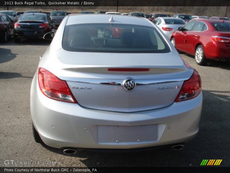 Quicksilver Metallic / Ebony 2013 Buick Regal Turbo