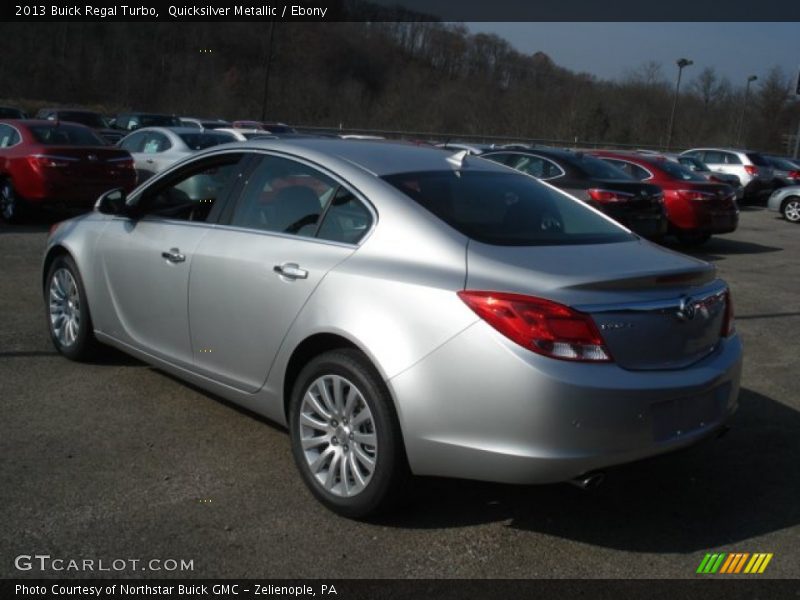 Quicksilver Metallic / Ebony 2013 Buick Regal Turbo