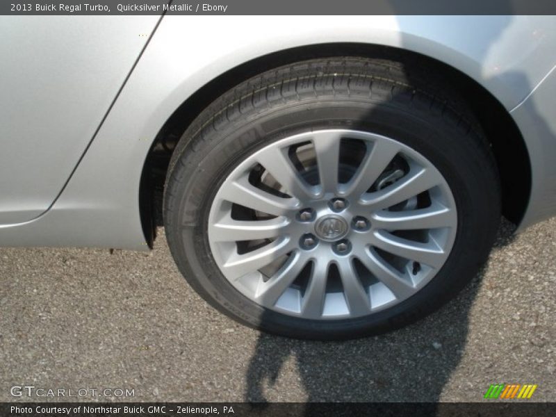 Quicksilver Metallic / Ebony 2013 Buick Regal Turbo