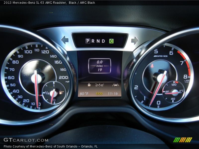  2013 SL 63 AMG Roadster 63 AMG Roadster Gauges