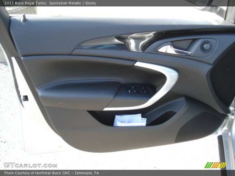 Quicksilver Metallic / Ebony 2013 Buick Regal Turbo