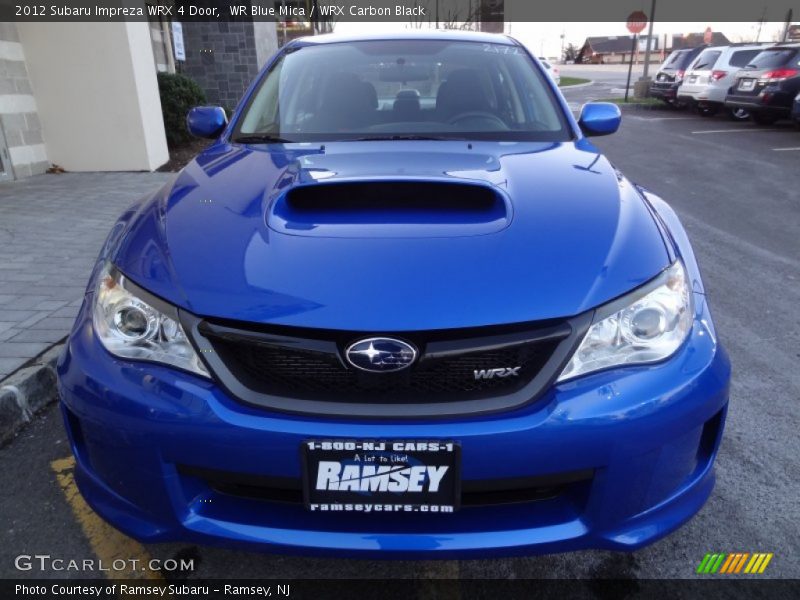 WR Blue Mica / WRX Carbon Black 2012 Subaru Impreza WRX 4 Door