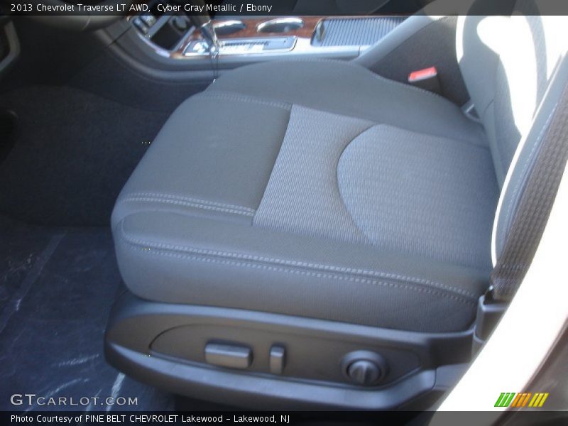 Cyber Gray Metallic / Ebony 2013 Chevrolet Traverse LT AWD