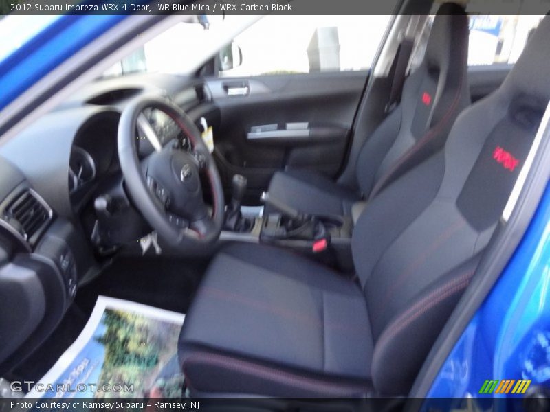 WR Blue Mica / WRX Carbon Black 2012 Subaru Impreza WRX 4 Door