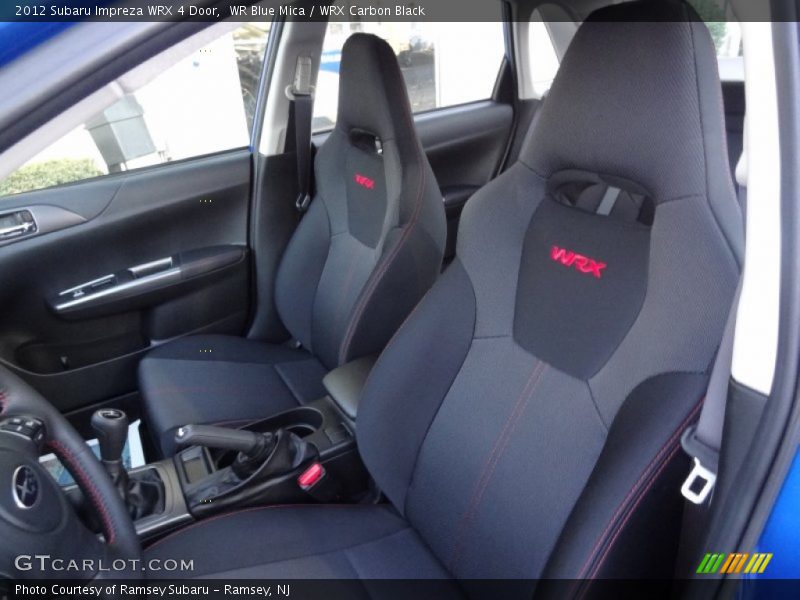  2012 Impreza WRX 4 Door WRX Carbon Black Interior