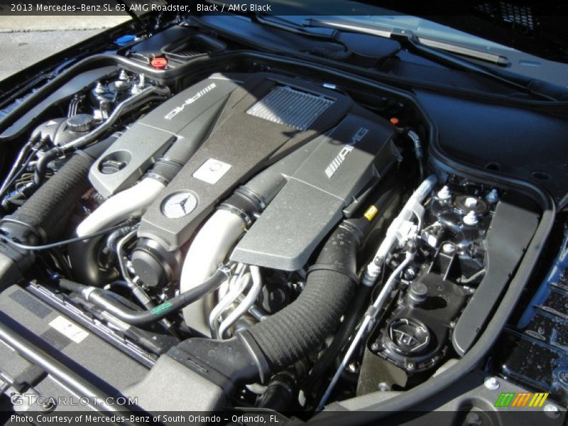 2013 SL 63 AMG Roadster Engine - 5.5 Liter AMG DI Biturbo DOHC 32-Valve V8